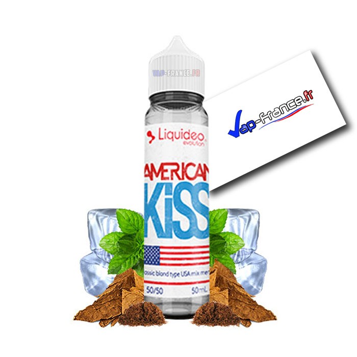 E-liquide American kiss 50ml Liquideo