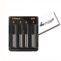 Chargeur Quatre Accus M4 Xpower cigarette electronique