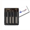 Chargeur Quatre Accus M4 Xpower cigarette electronique