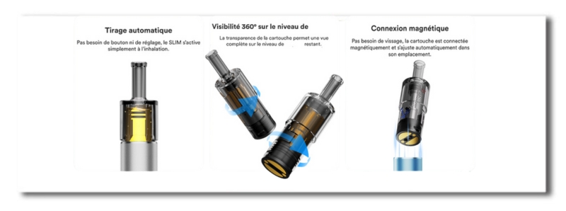 Kit slim starter Vaptio Cigarette Electronique