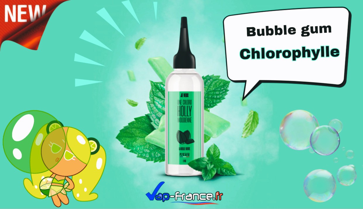 e-liquide français bubble gum chlorophylle la belle verte Refill Station